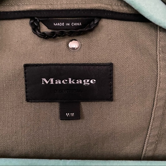 Authentic Mackage leather sleeve moto jackets - Picture 6 of 15